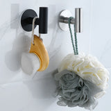 1/2PCS Adhesive Wall Hook Stainless Steel