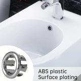 8/1Pcs Sink Hole Round Overflow Cover Ring Bathroom Kitchen Accessories