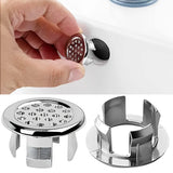 8/1Pcs Sink Hole Round Overflow Cover Ring Bathroom Kitchen Accessories