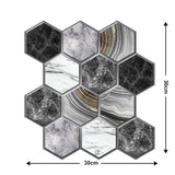5/10pcs Self-Adhesive Tile Wall Sticker Home Decor