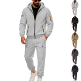 Men's Sports Fashion Hooded Sweater Set