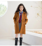 Girls Winter  Coat Double-faced for Kids 8 10 12 14 Years F