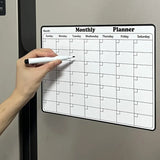 1pc Magnetic Refrigerator Dry Erase Monthly Planner