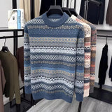 High-Quality Exquisite Jacquard Sweater Men