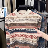 High-Quality Exquisite Jacquard Sweater Men
