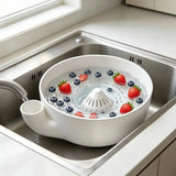 Fruit Vegetable Washing Basket with Drainage Holes