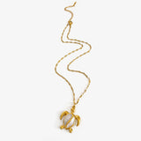 Elegant Fashion White Enamel  Pendant