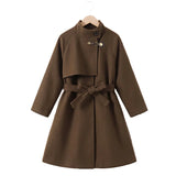Girls Winter  Coat Double-faced for Kids 8 10 12 14 Years F