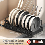 Pull‑out Sliding Kitchen Storage Rack Multifunctional