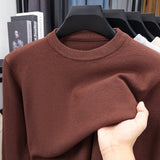 High-Quality Men's Long-Sleeved Knit Sweater