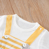 100% Cotton Short Sleeve  Summer yellow