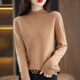 100% merino wool sweater women