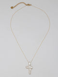 Fashion Custom Vintage Baroque Pearl Beaded Cross Pendant