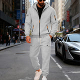 Men's Sports Fashion Hooded Sweater Set