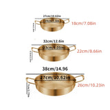 Stainless Steel Cookware Saucepan Dry Pots with Handle