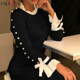 elegant knit women blouse