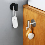 1/2PCS Adhesive Wall Hook Stainless Steel