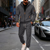 Men's Sports Fashion Hooded Sweater Set