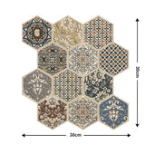 5/10pcs Self-Adhesive Tile Wall Sticker Home Decor