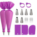 Piping Pastry Bag With Nozzles Set For Confectionery Tips Baking And Bakery