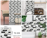 5/10pcs Self-Adhesive Tile Wall Sticker Home Decor
