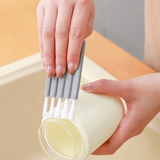 Multifunctional Flexible Gap Brush Cup Cover Groove Nipple Bottle Gap Brush Household Soft Bristles Cleaning Brush Kitchen Tool