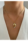 Elegant Fashion White Enamel  Pendant