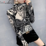 Fashion Sexy Print Letter  Women Tops