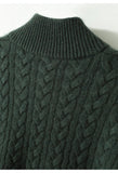 Knitted Sweater, Stand-up Collar