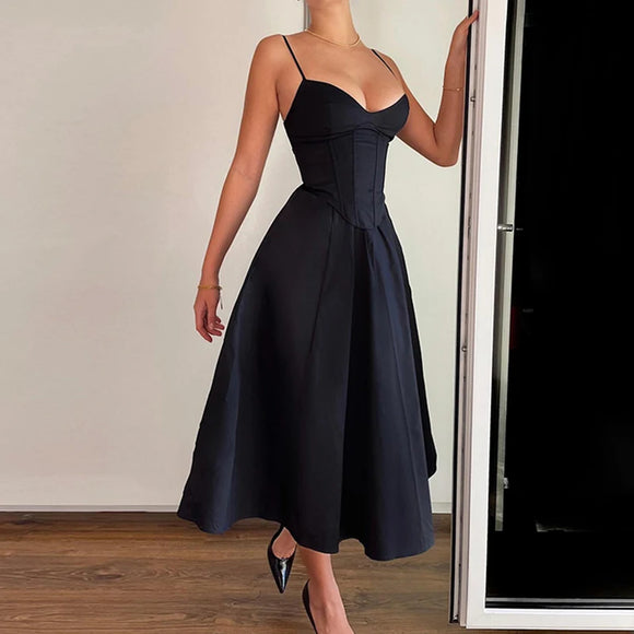Sexy Pleated Dress Female