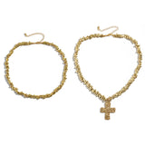 2Pcs/Set Creative Irregular CCB Beads Chain for Men