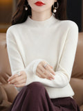 100% merino wool sweater women