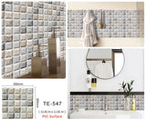 5/10pcs Self-Adhesive Tile Wall Sticker Home Decor