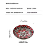 6/10 Pieces of Ceramic Bohemian Plates,