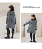 Girls Winter  Coat Double-faced for Kids 8 10 12 14 Years F