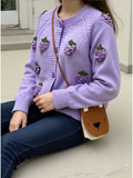 Girls' Stylish Handmade Grape Tops