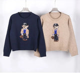 Sweater Women Knitwear  Bear Print
