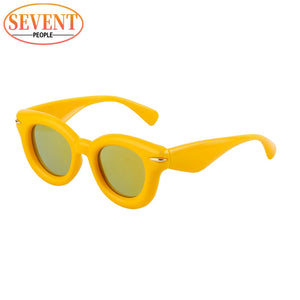 Inflated Round Sunglasses  Men