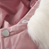 Waterproof Baby Overalls Hooded  Snowsuit 1-5Y