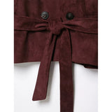 Women's Jackets Fashion With Belt