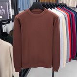 High-Quality Men's Long-Sleeved Knit Sweater