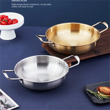 Stainless Steel Cookware Saucepan Dry Pots with Handle