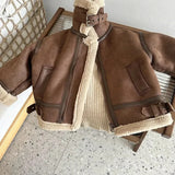 Fashion Baby Kids Fleece Outwear