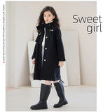 Girls Winter  Coat Double-faced for Kids 8 10 12 14 Years F