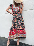 Floral Boho Printed Women Dress