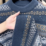 High-Quality Exquisite Jacquard Sweater Men