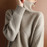 turtleneck sweater wool