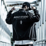 Men Cargo Bomber Coat  Multi Pockets