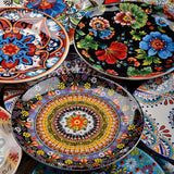 European-style underglaze ceramic tableware
