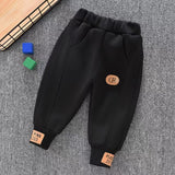 Autumn Kids Cargo Pants for Boys Sweatpant 1-6Y Young Children Casual Clothes Spring Thin Girl Elastic Waist Sports Trousers New